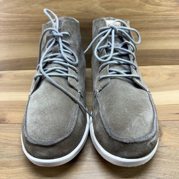 Olukai Nalukai Kala Suede Moc Toe Boots Mens 11 EU 44 Gray Suede Modern Chukka main image 11